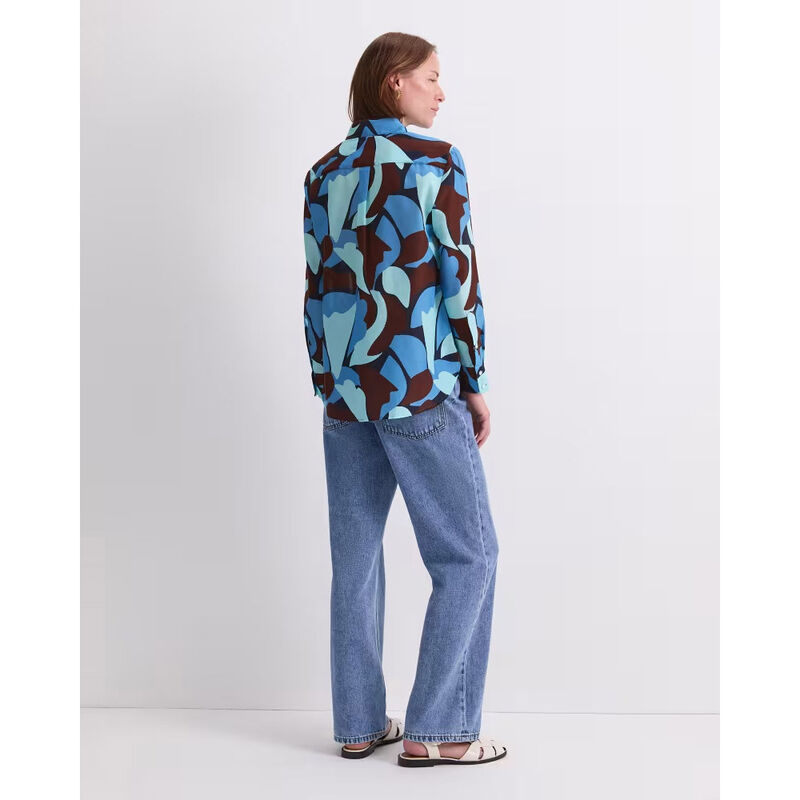 Sportscraft Geo Cotton/Silk L/S Shirt image number 1